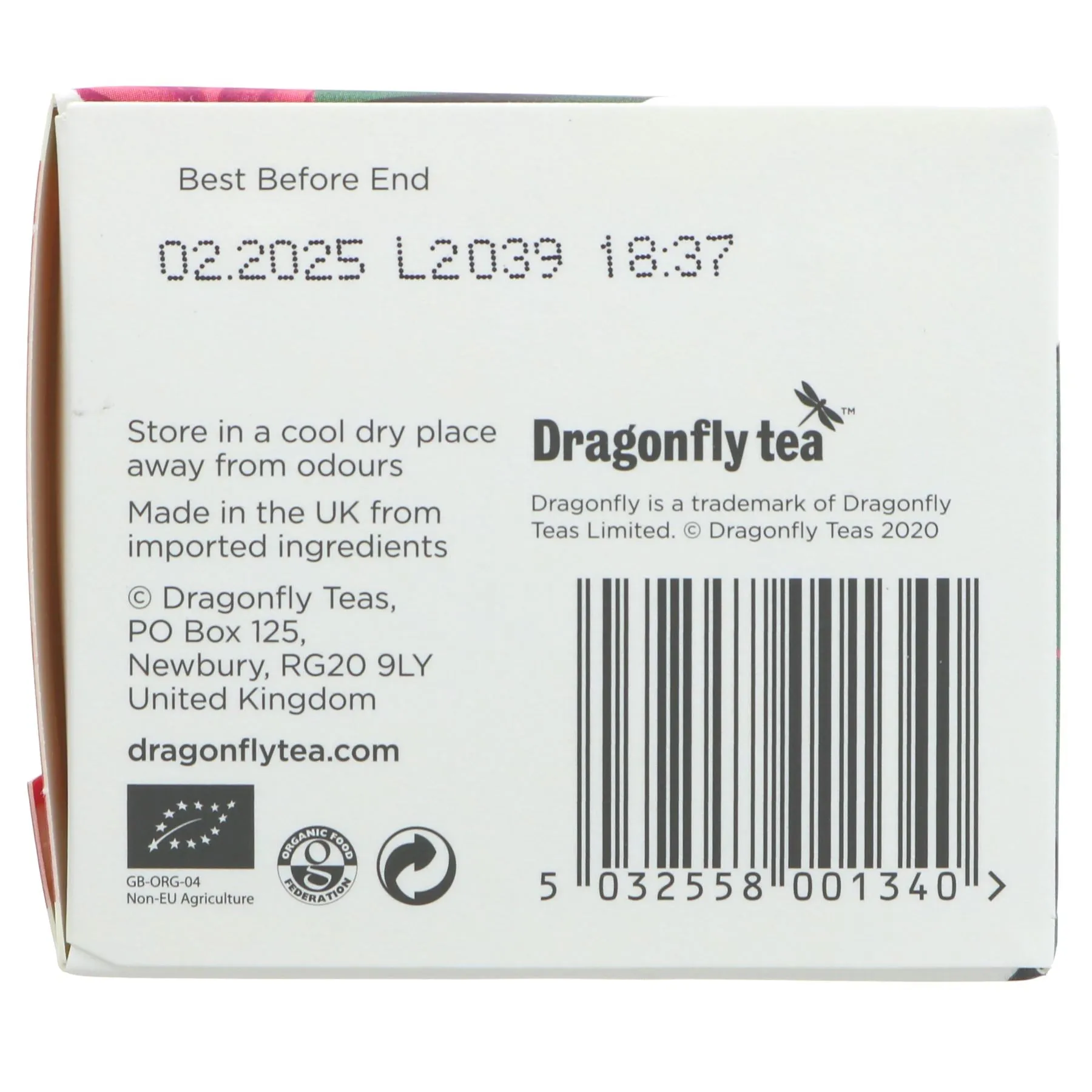 Dragonfly Tea | Good Dragon Pu'er Tea - Carefully fermented tea | 20 bags