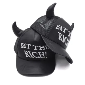 Eat The Rich Horn Hat