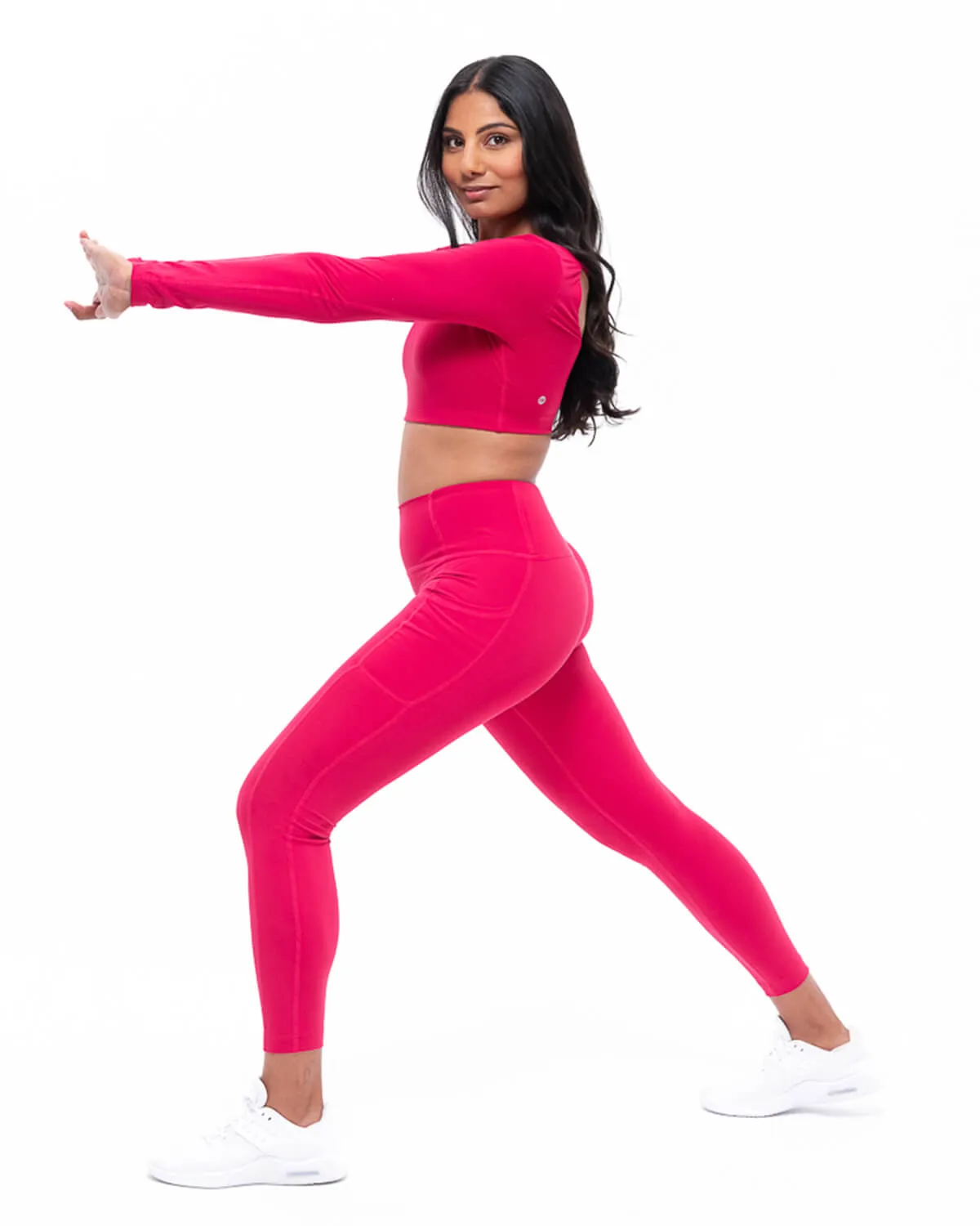 Element Mid-Rise Legging | Cranberry
