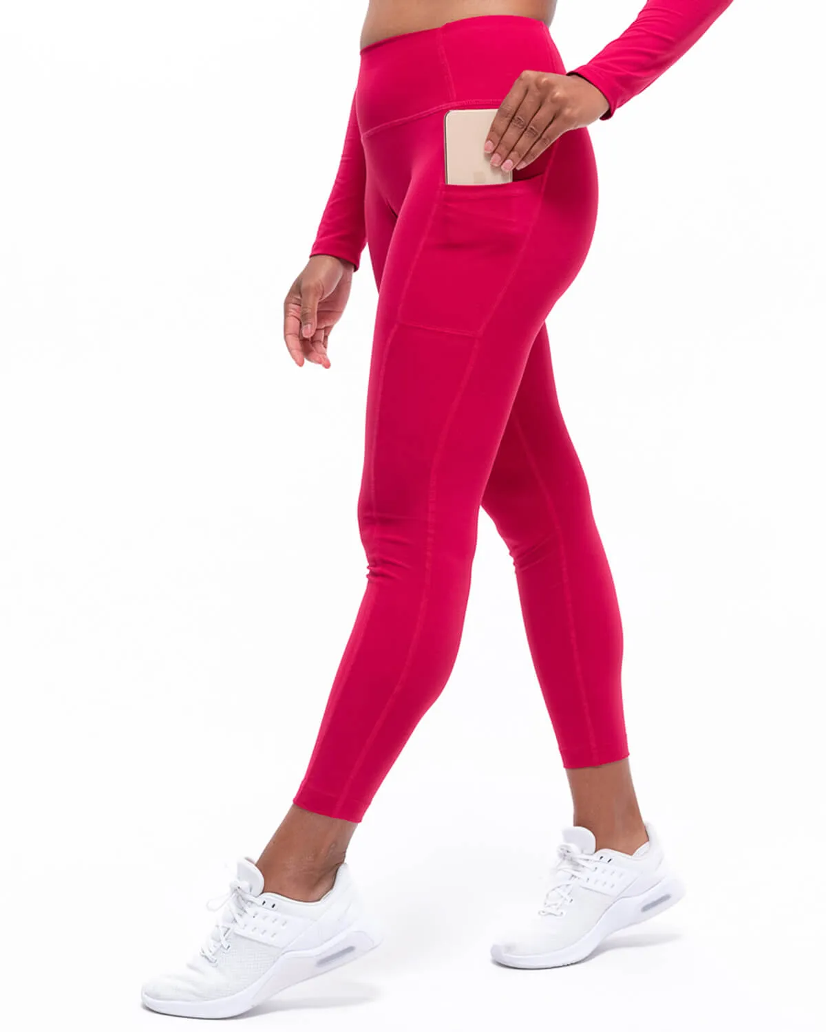Element Mid-Rise Legging | Cranberry