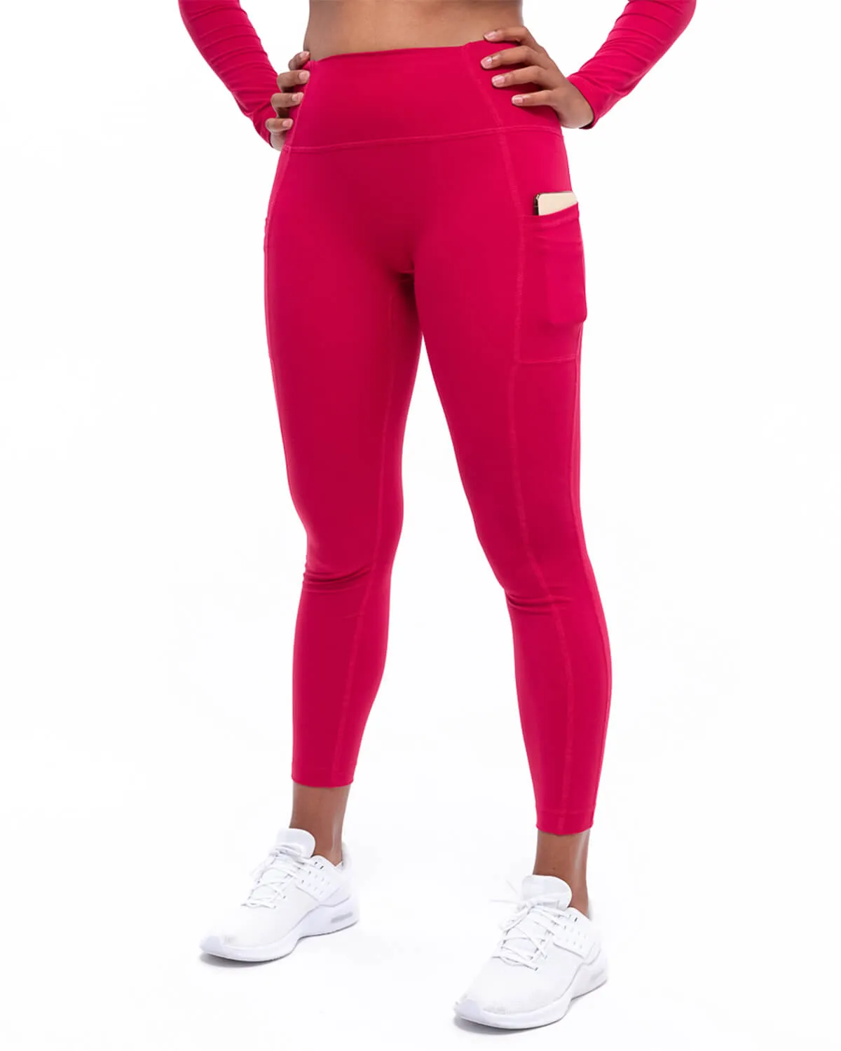Element Mid-Rise Legging | Cranberry