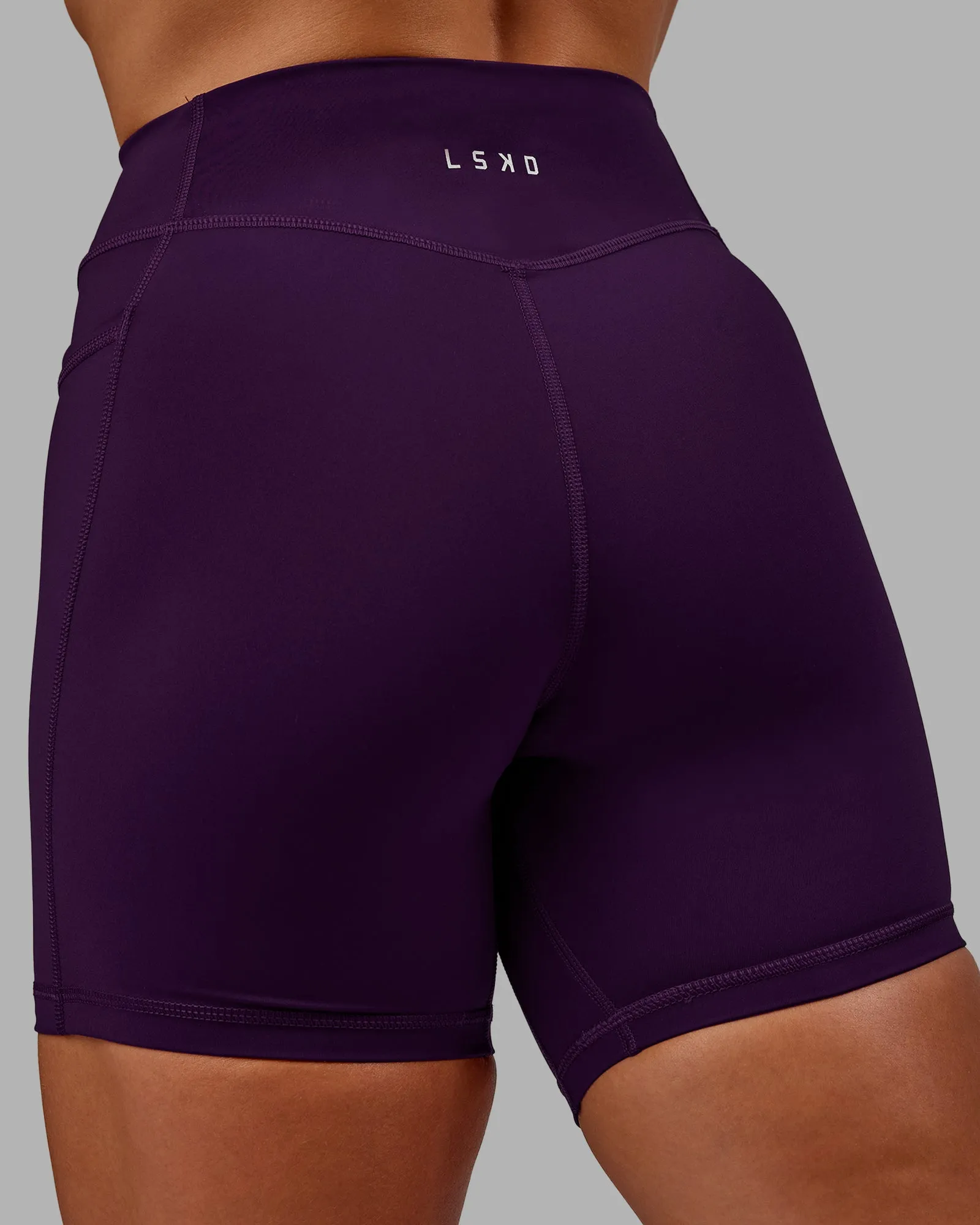 Elite Mid Short Legging - Deep Purple