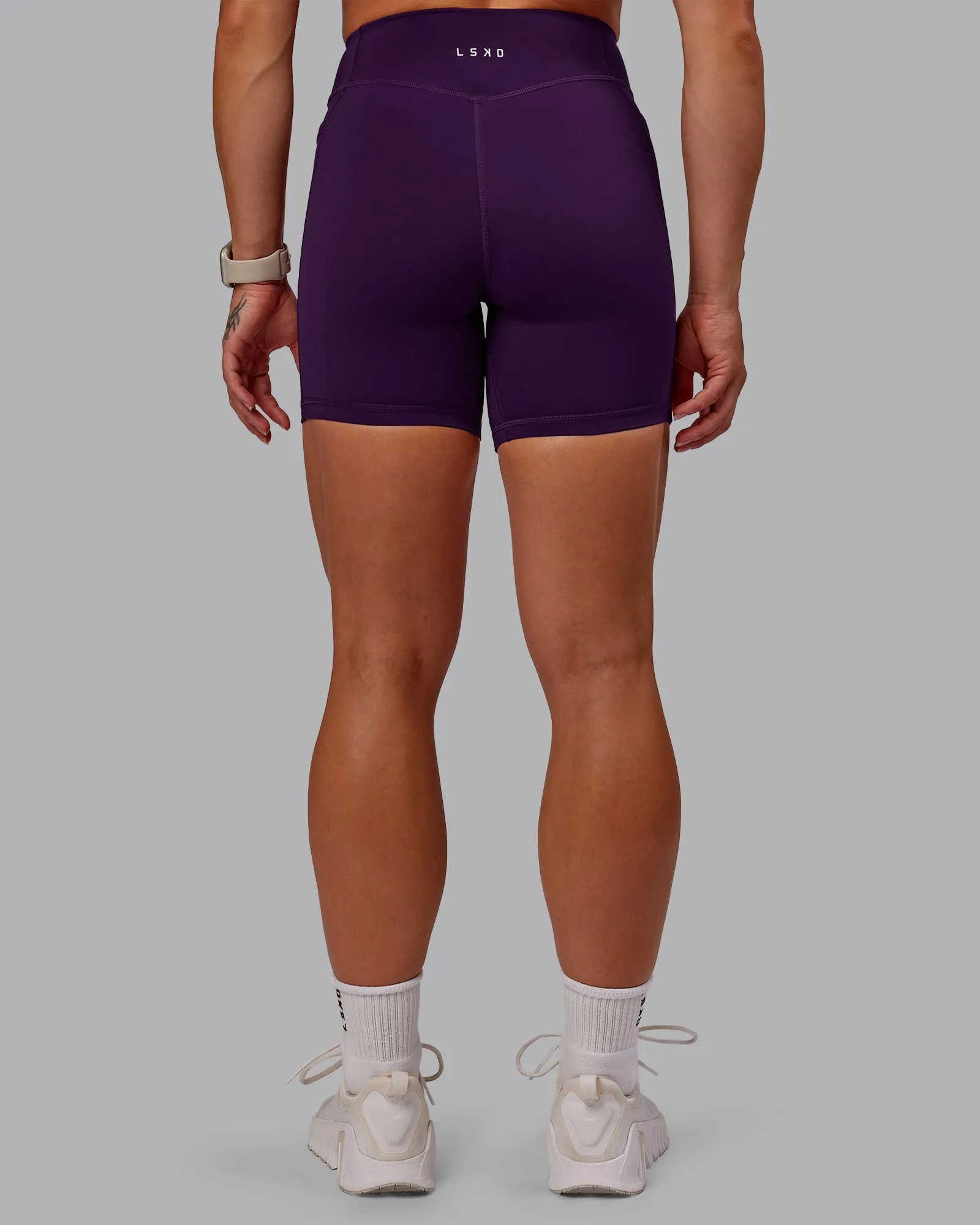 Elite Mid Short Legging - Deep Purple