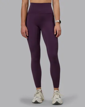 Elixir Full Length Tight With Pockets - Midnight Plum