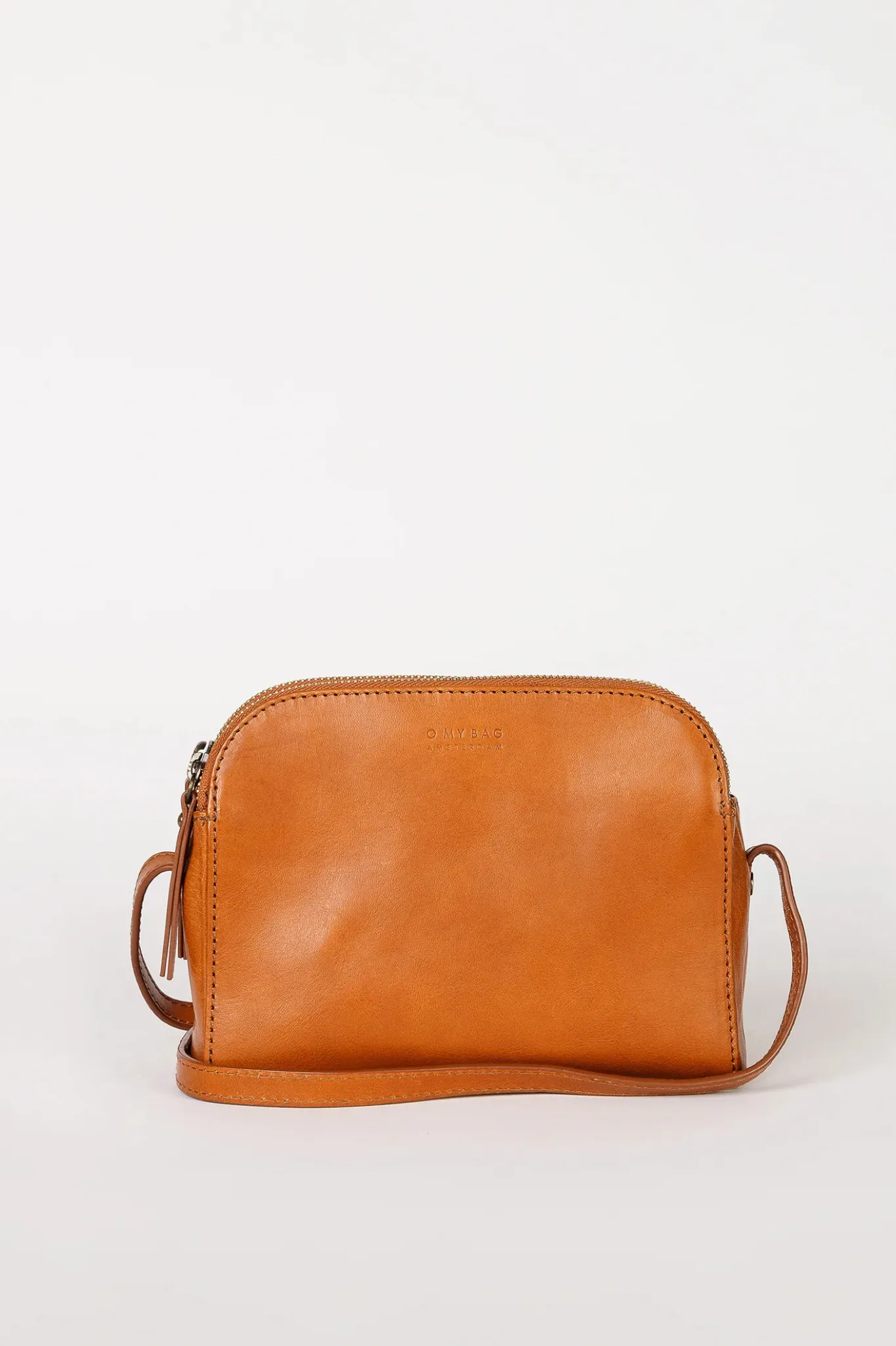 EMILY COGNAC STROMBOLI LEATHER - FULL LEATHER STRAP