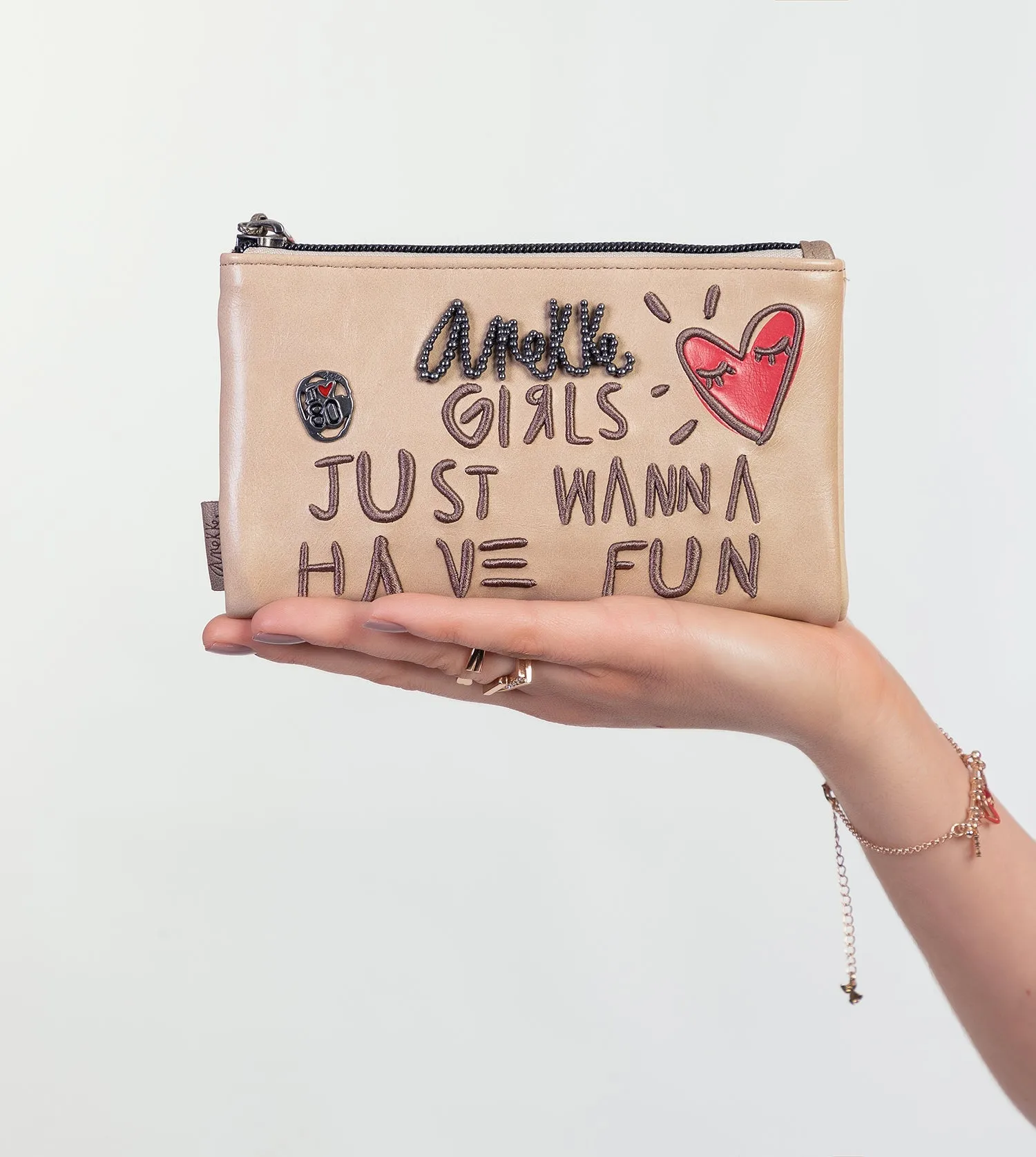Energy beige large wallet