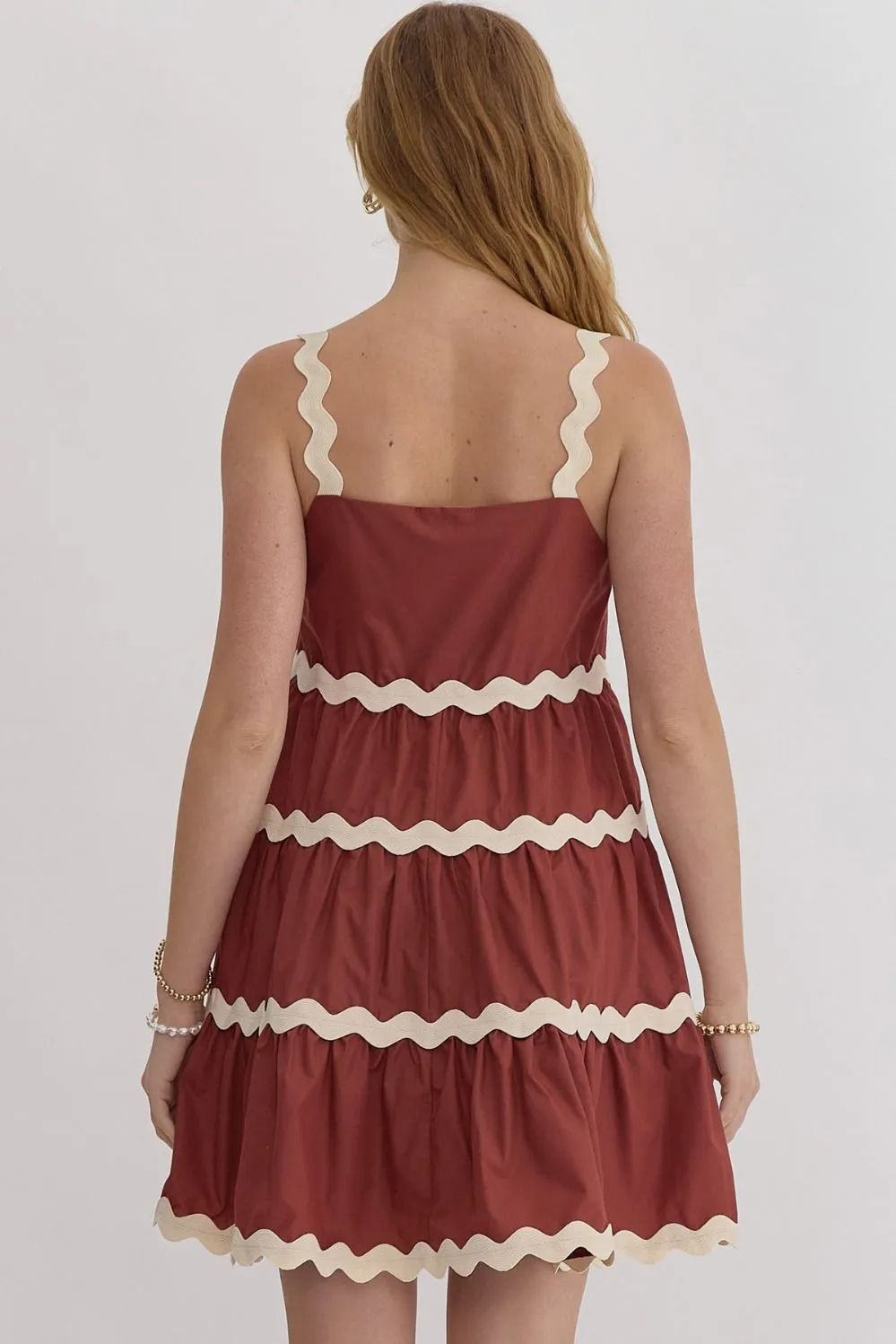 ENTRO Jeena Ric Rac Dress FINAL SALE