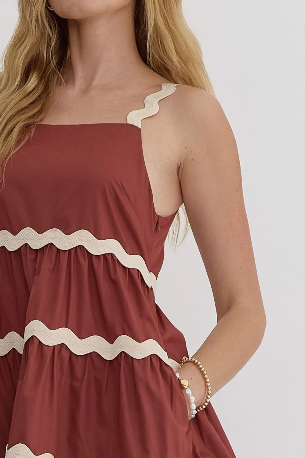 ENTRO Jeena Ric Rac Dress FINAL SALE