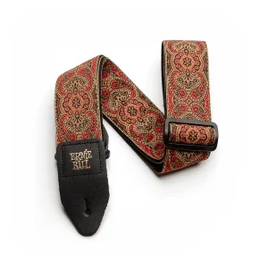 Ernie Ball Jacquard Guitar Strap - Crimson Paisley