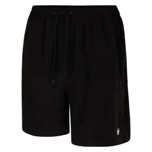 Espionage Stretch Beach Short For Men in Black, 2XL-8XL