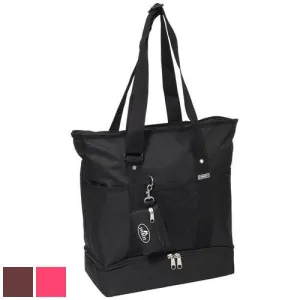 Everest Luggage Deluxe Shopping Tote Hot Pink/Black