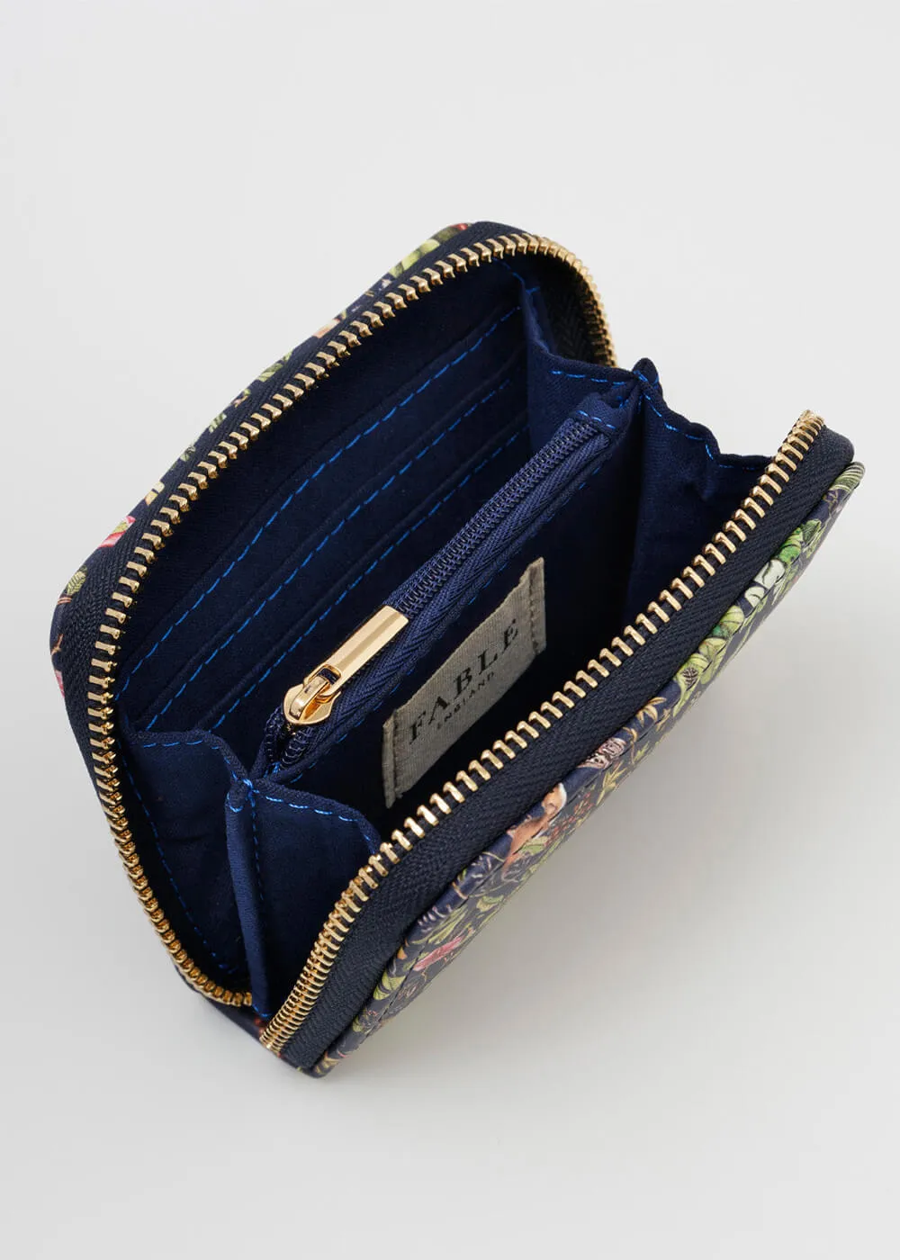 Fable England Wolf Garden Wallet Navy