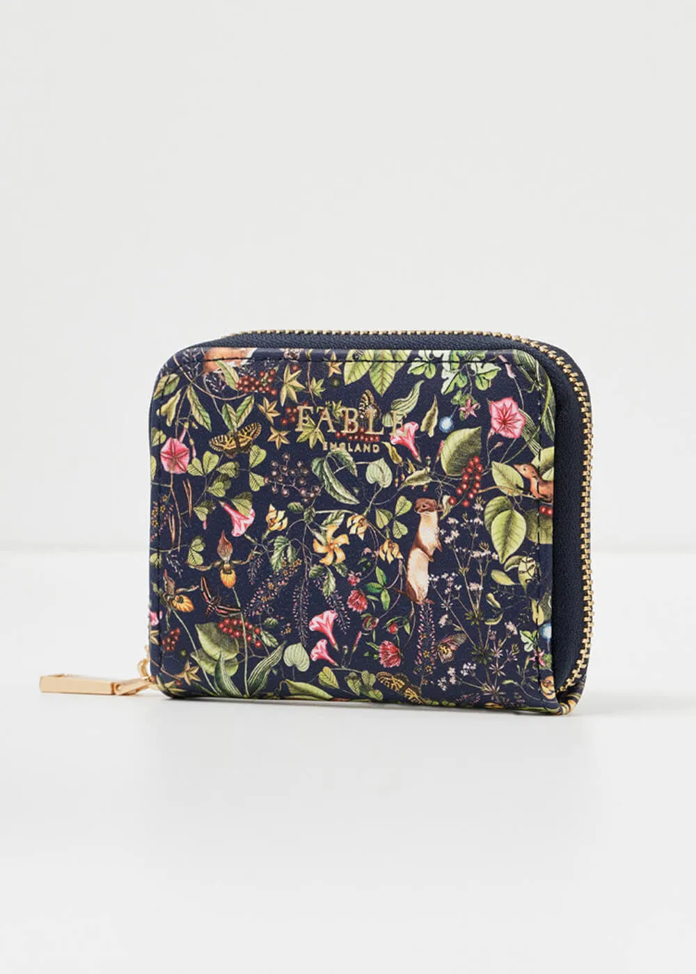 Fable England Wolf Garden Wallet Navy