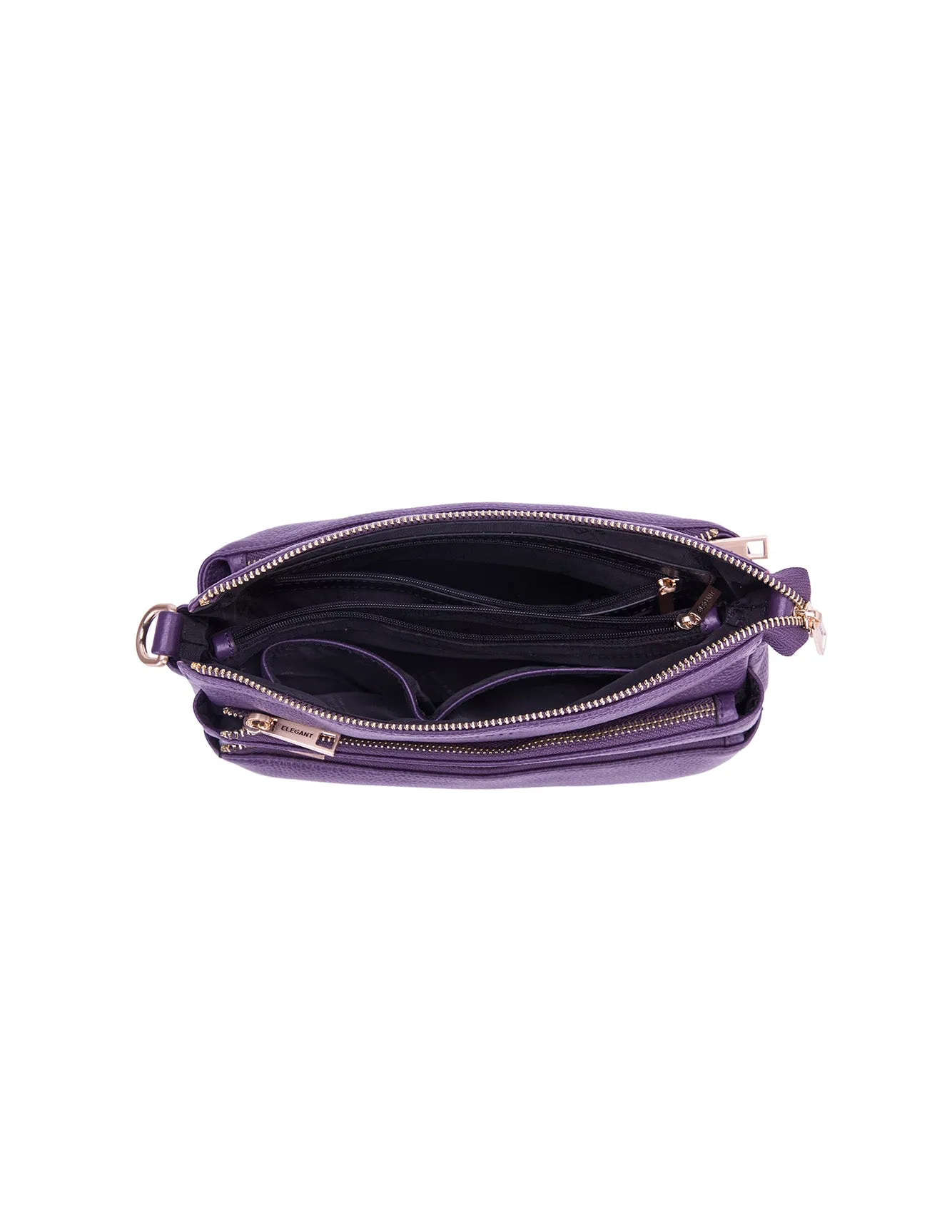 FAITH LEATHER CROSS BODY BAG- E1-0749-PUR- SALE