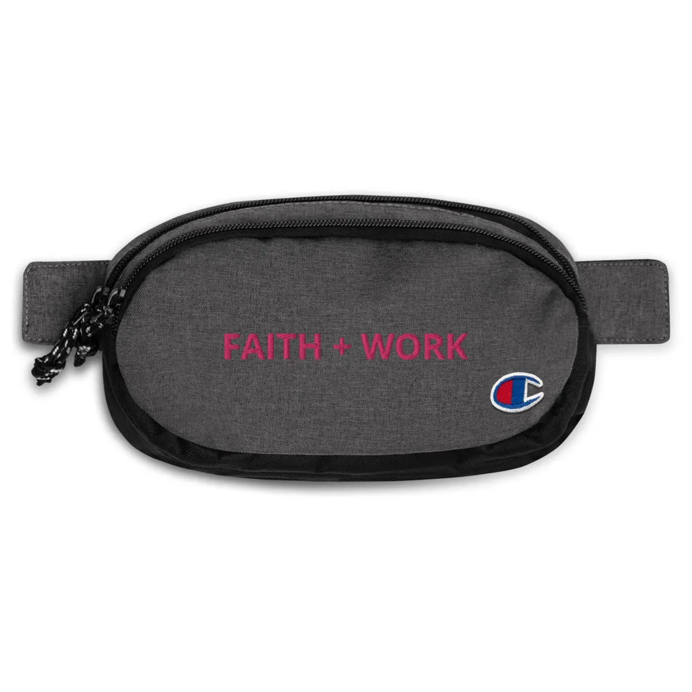 Faith   Work Champion fanny pack
