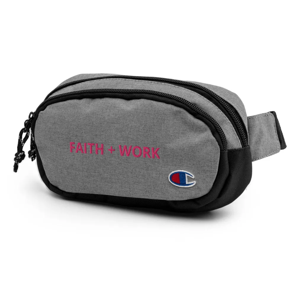 Faith   Work Champion fanny pack