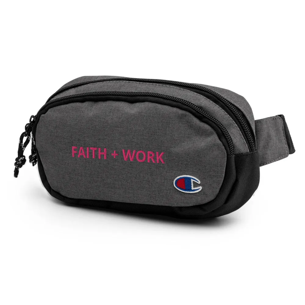 Faith   Work Champion fanny pack