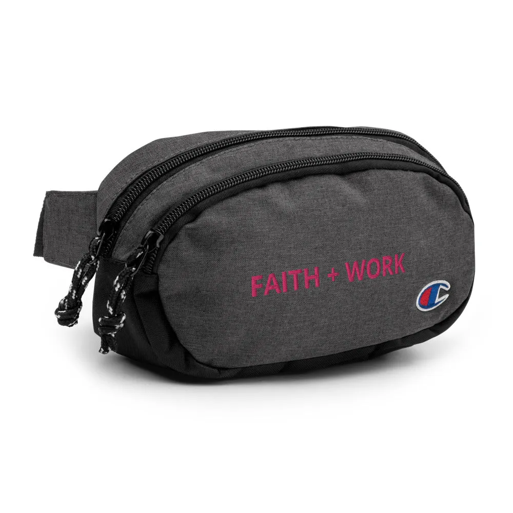 Faith   Work Champion fanny pack