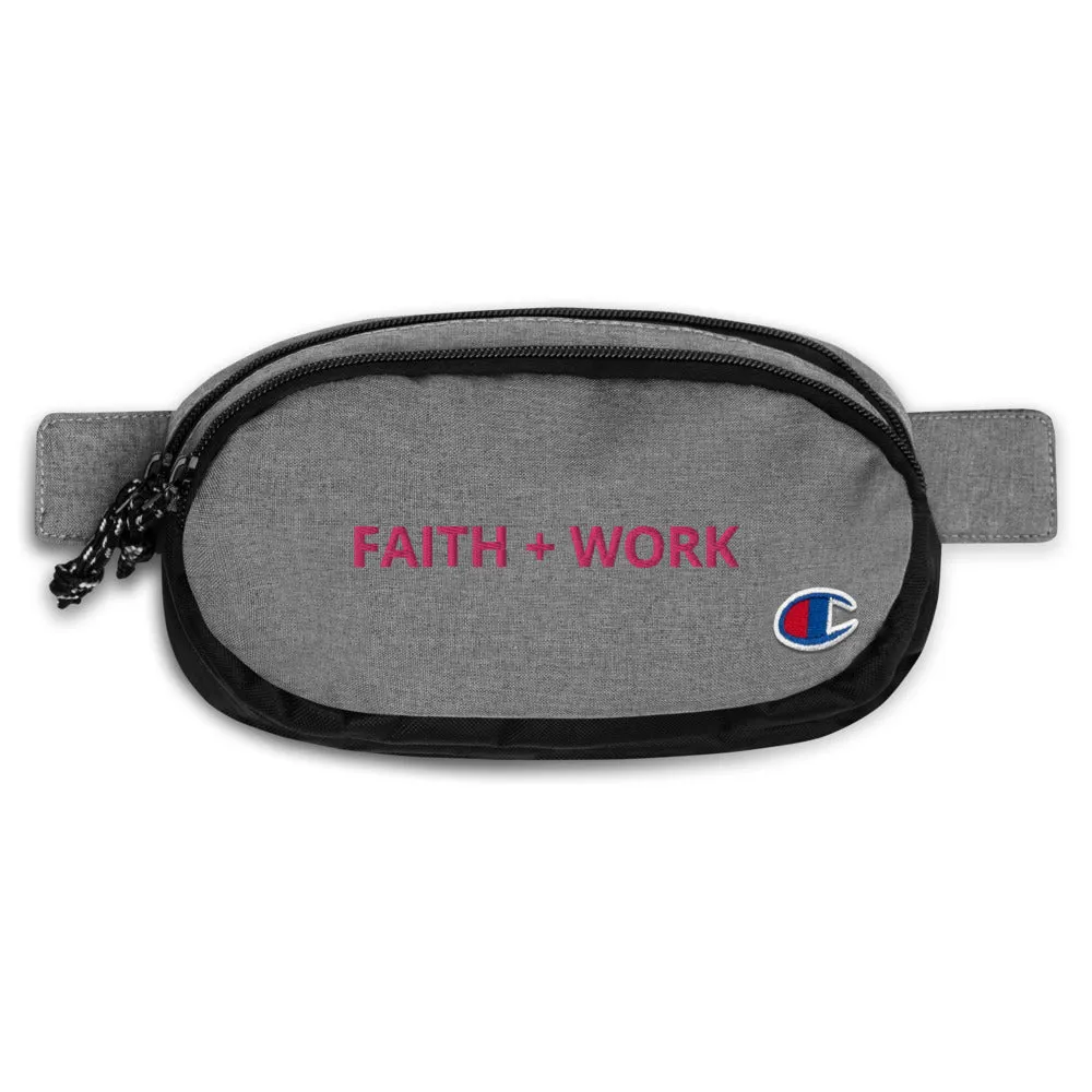 Faith   Work Champion fanny pack