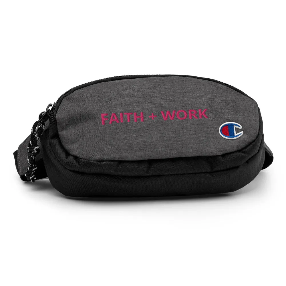 Faith   Work Champion fanny pack