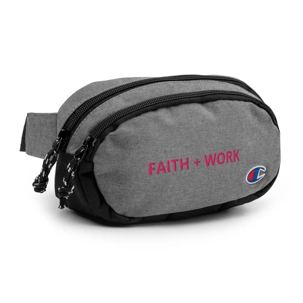 Faith   Work Champion fanny pack
