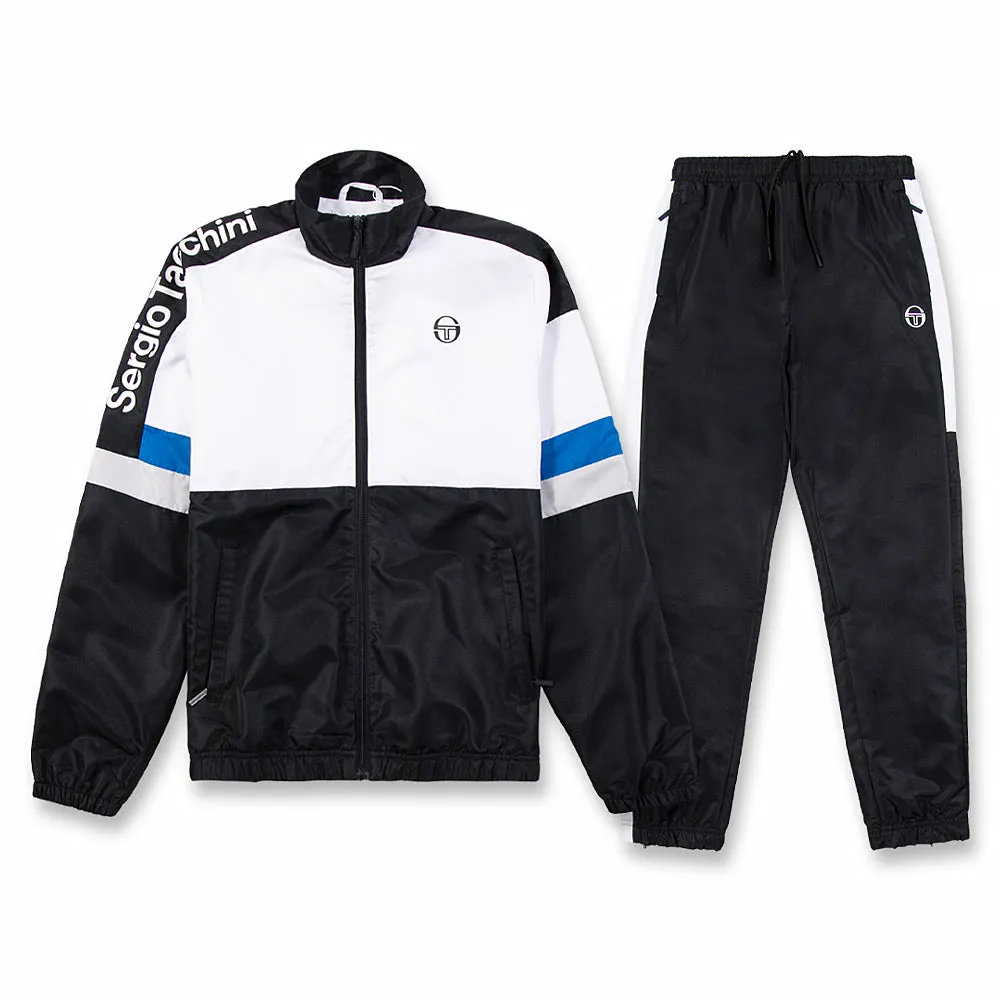 Fascia Tracksuit - Black & Lapis Blue