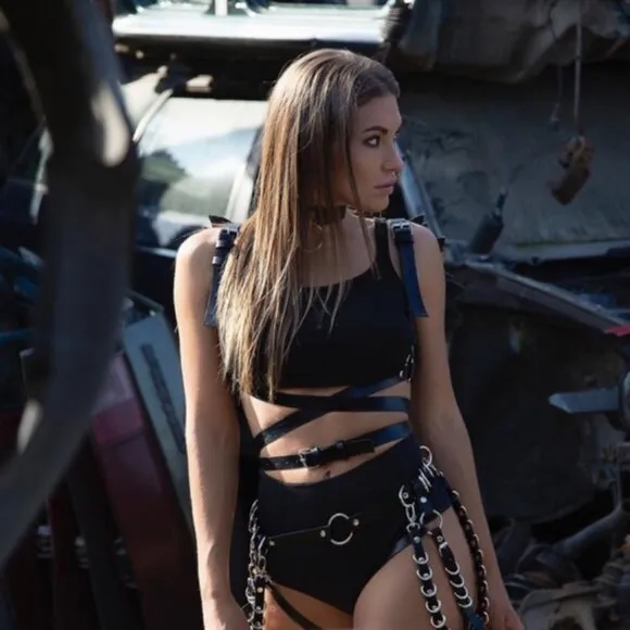 Faux leather belt Harness