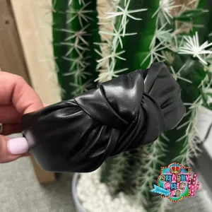 Faux Leather Headbands
