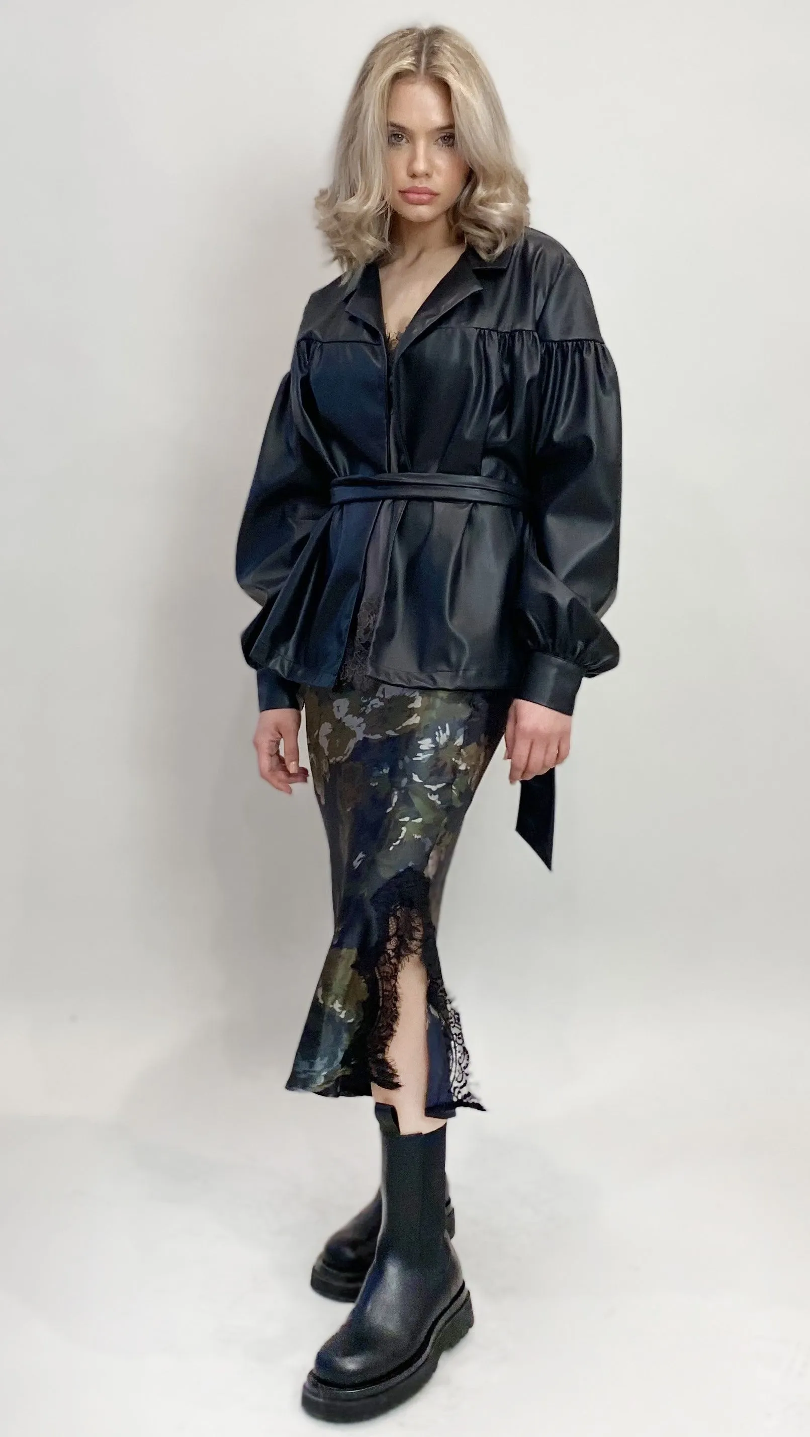 Faux Leather Jacket
