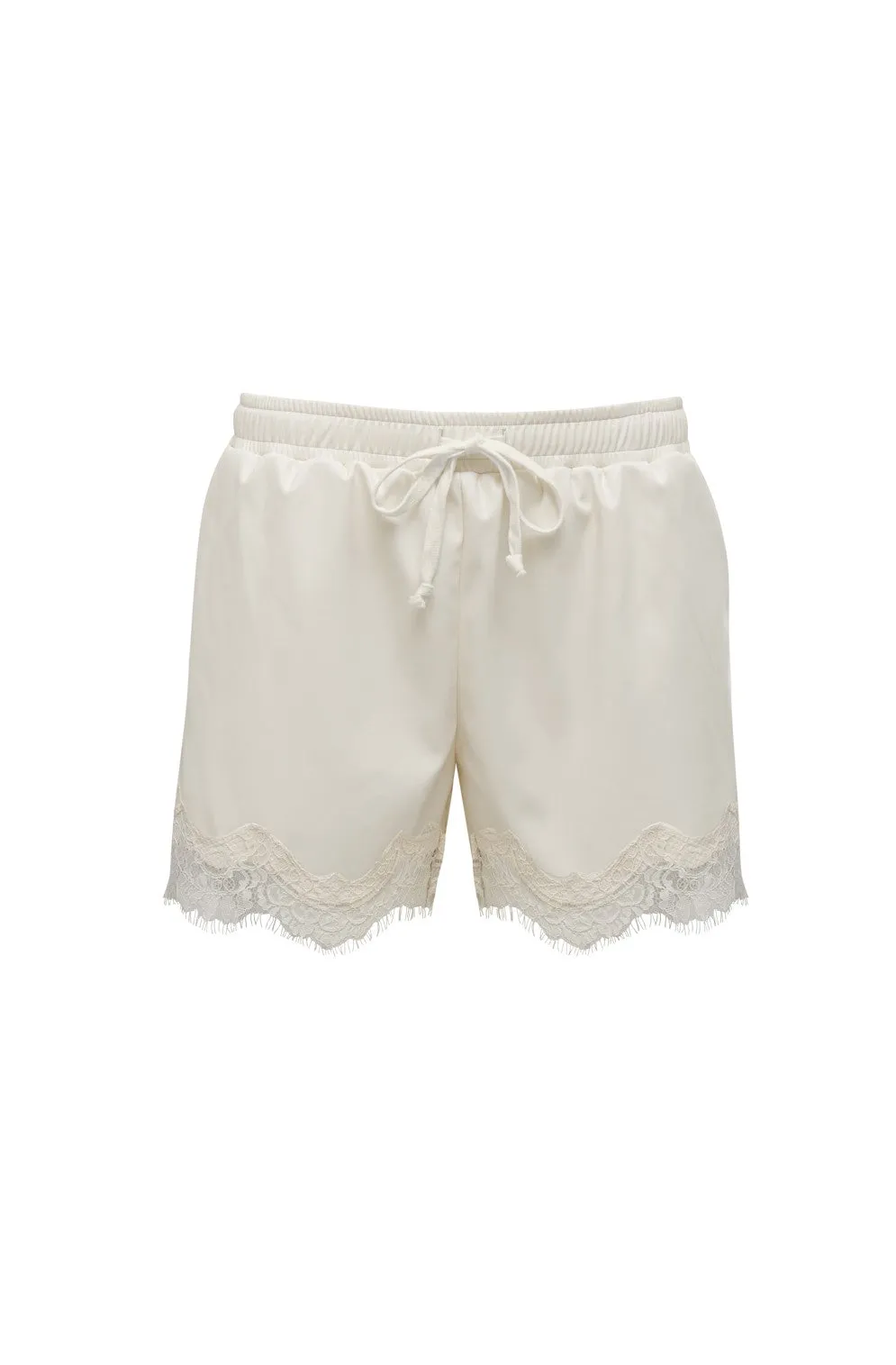 Faux Leather Lace Short
