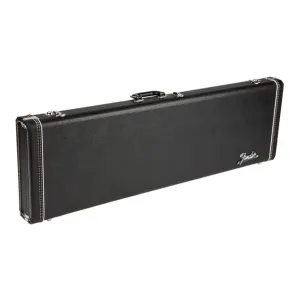 Fender G&G Deluxe Precision Bass® Hardshell Case, Black with Orange Plush