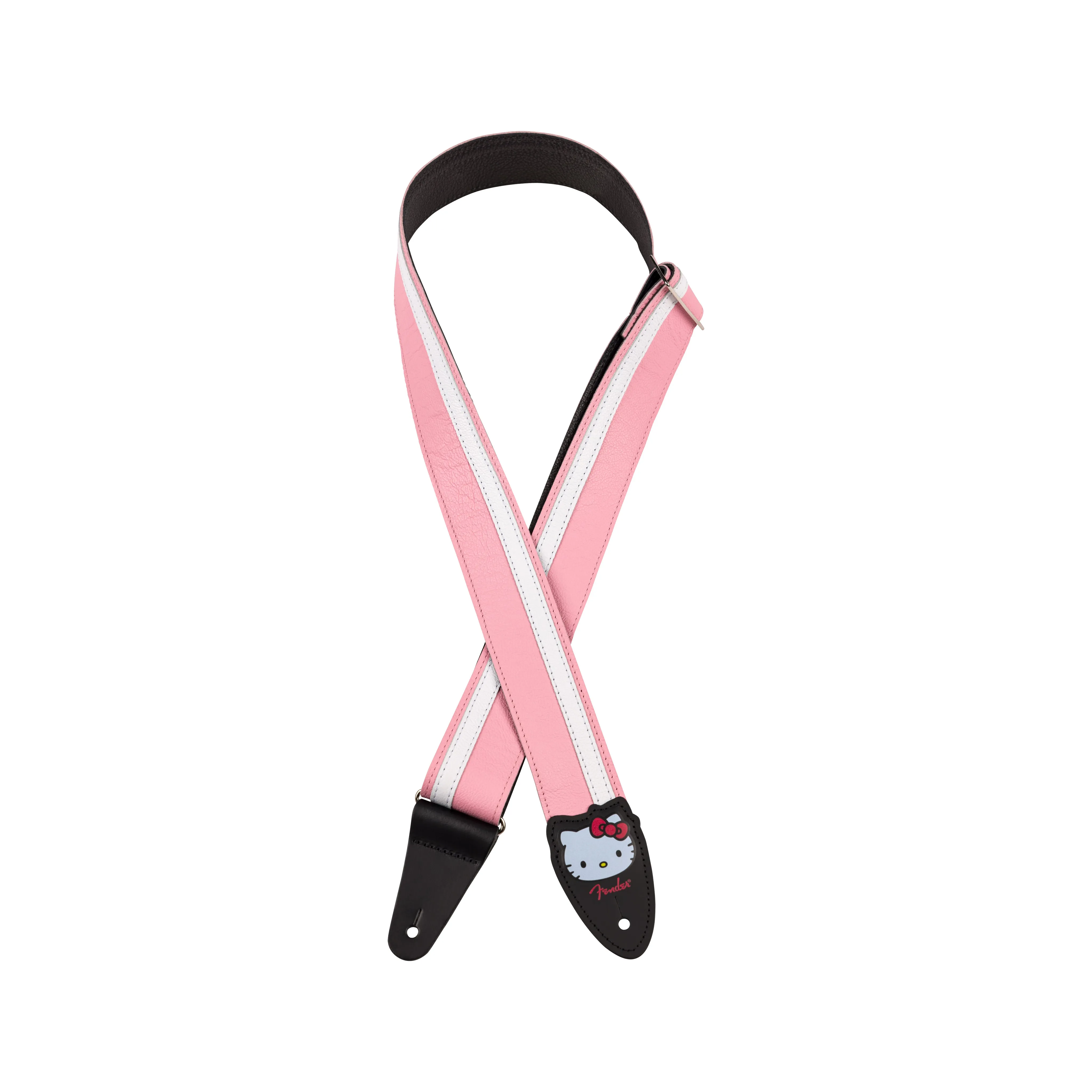 Fender Hello Kitty Leather Guitar Strap, Pink