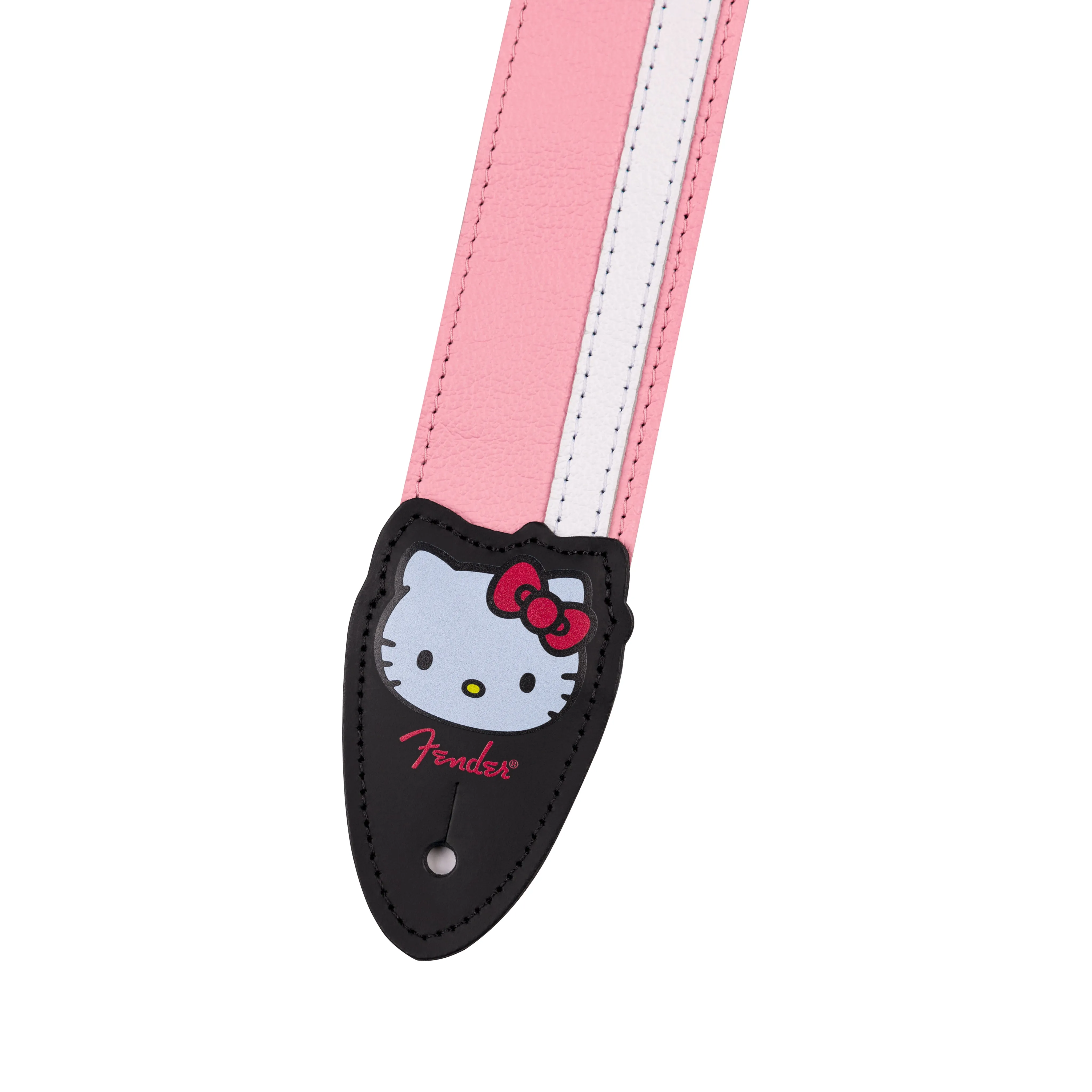 Fender Hello Kitty Leather Guitar Strap, Pink