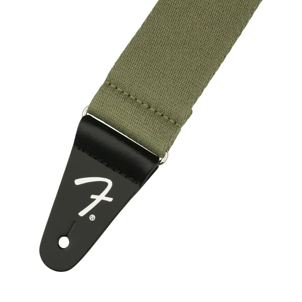 Fender SuperSoft Guitar Strap - Olive, 2"