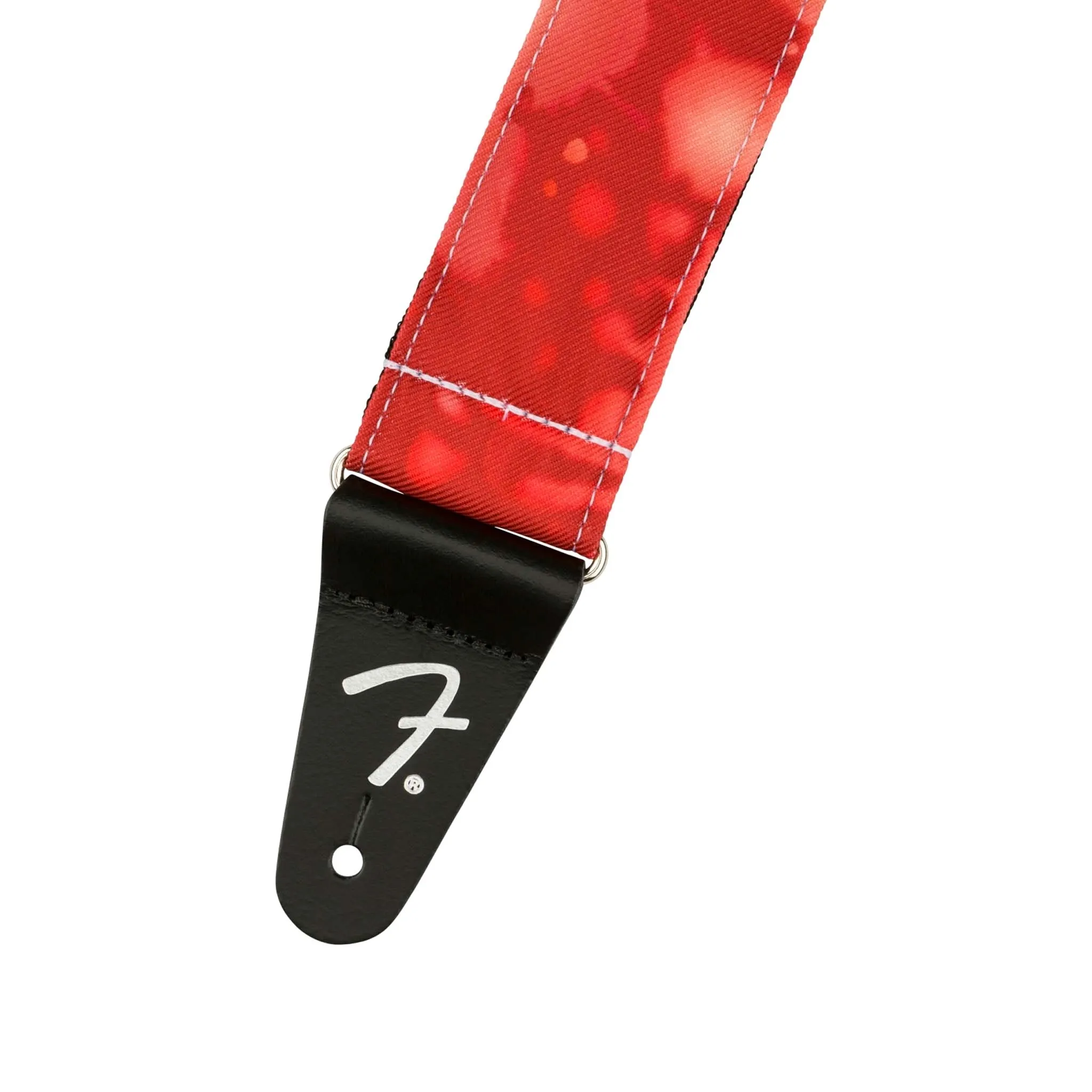 Fender Tie Dye Acid Wash Guitar Strap, Red