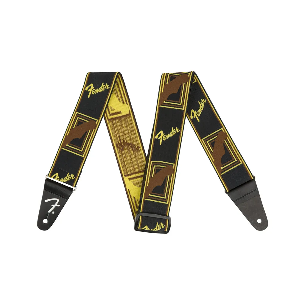 Fender WeighLess Monogram Guitar Strap, Multi-Colour