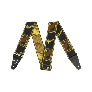 Fender WeighLess Monogram Guitar Strap, Multi-Colour