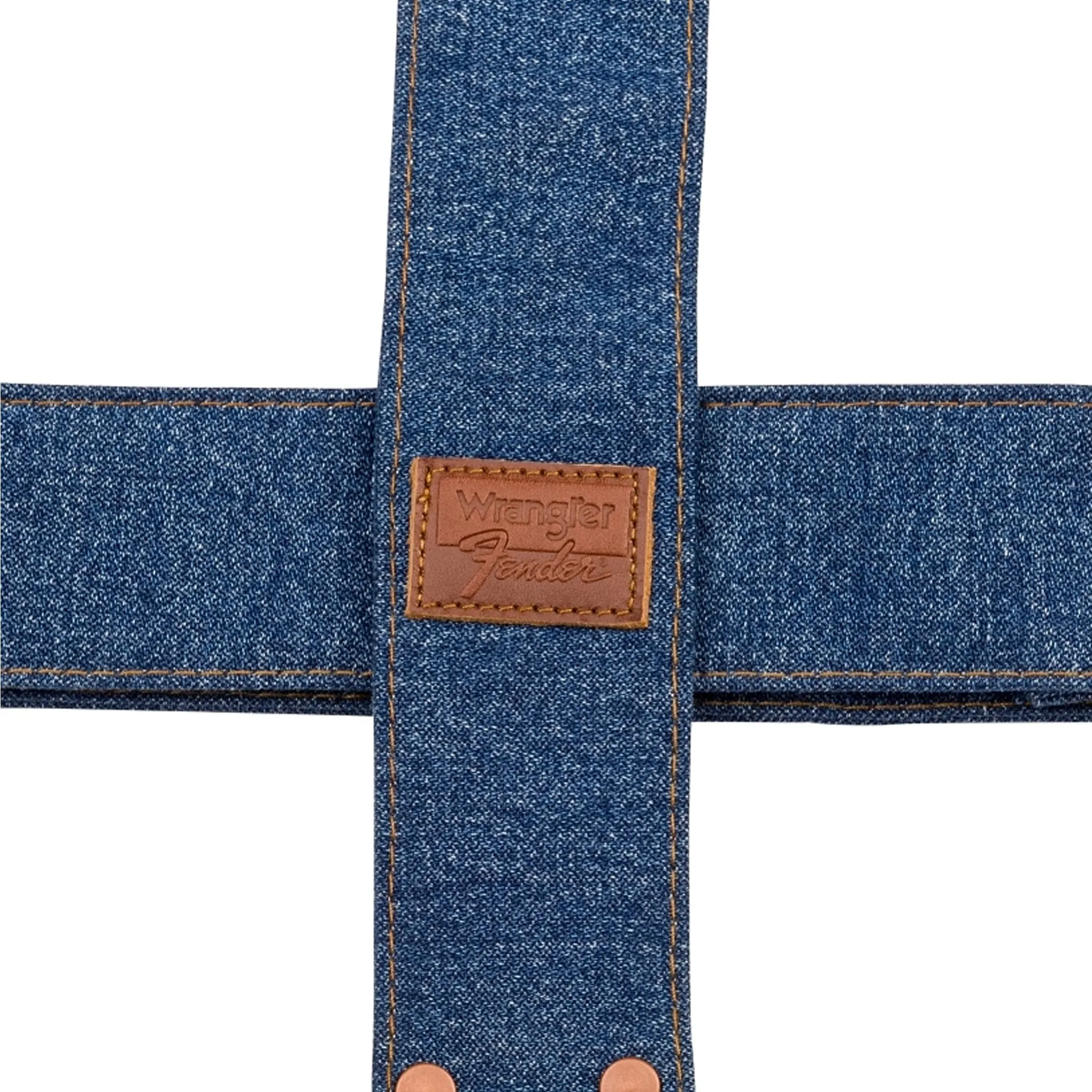 Fender X Wrangler Denim Guitar Straps, Indigo