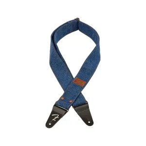 Fender X Wrangler Denim Guitar Straps, Indigo