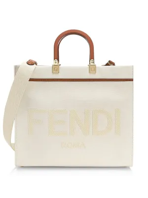 Fendi Canvas Shopper Bag