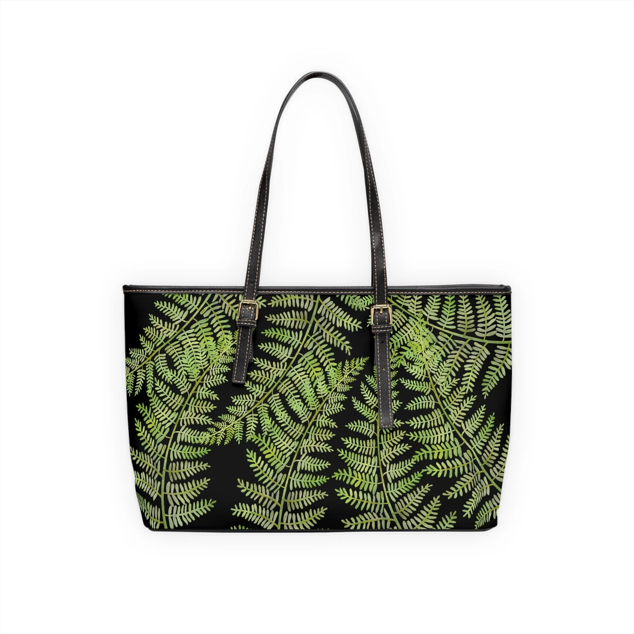Fern Design- Zippered Shoulder Bag