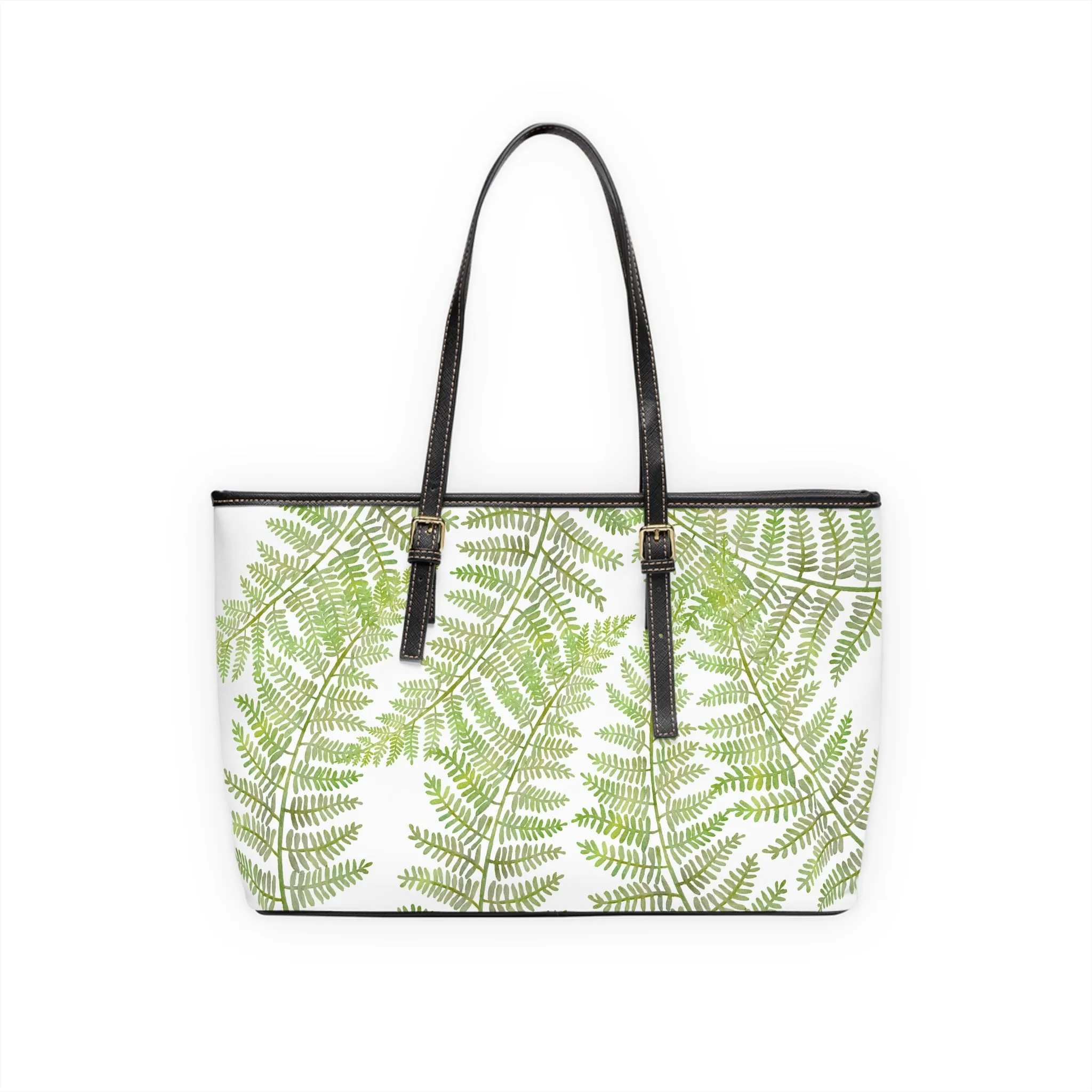 Fern Design- Zippered Shoulder Bag