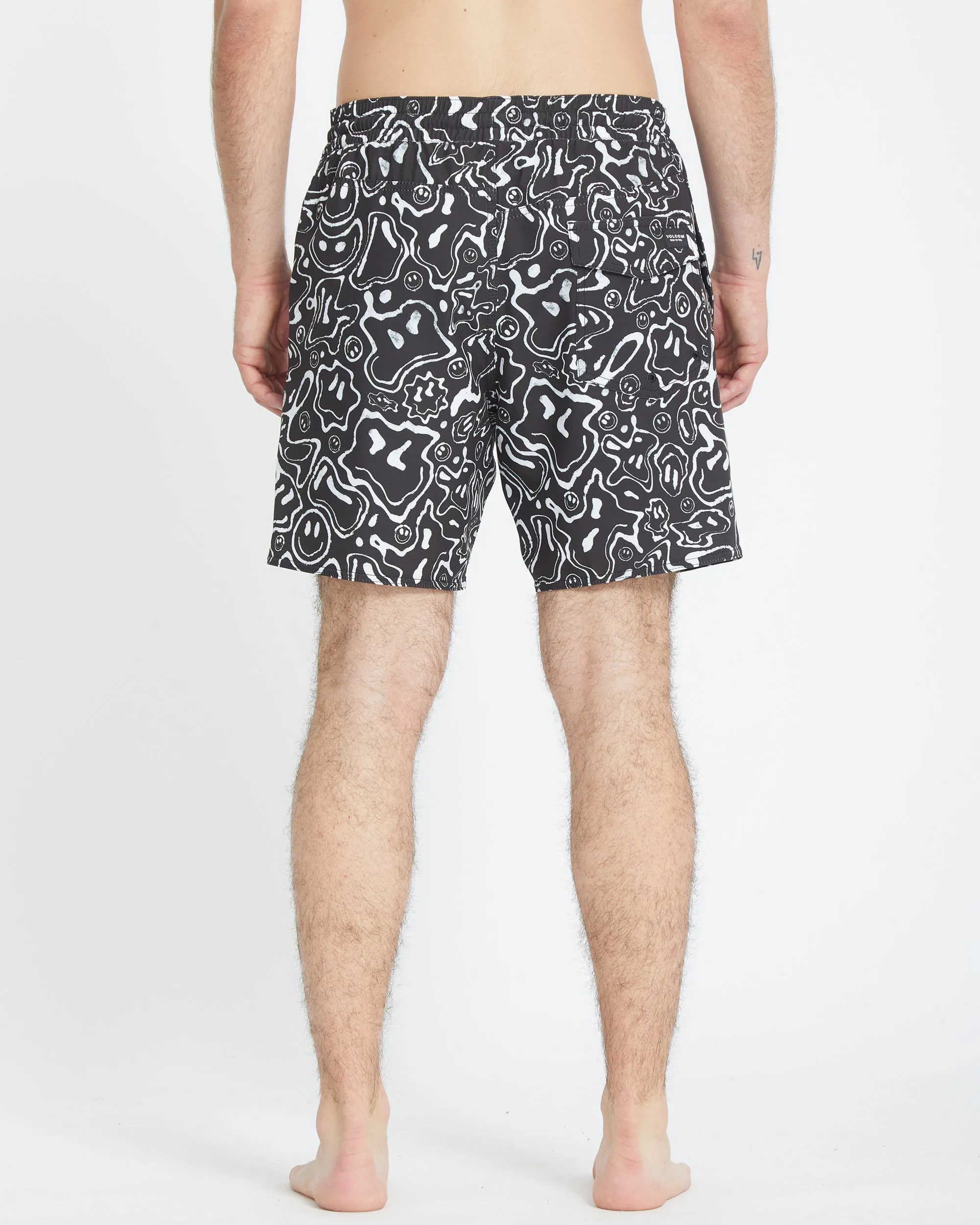 Filip Rygalski Smile Trunk 17" Boardshort - BLACK