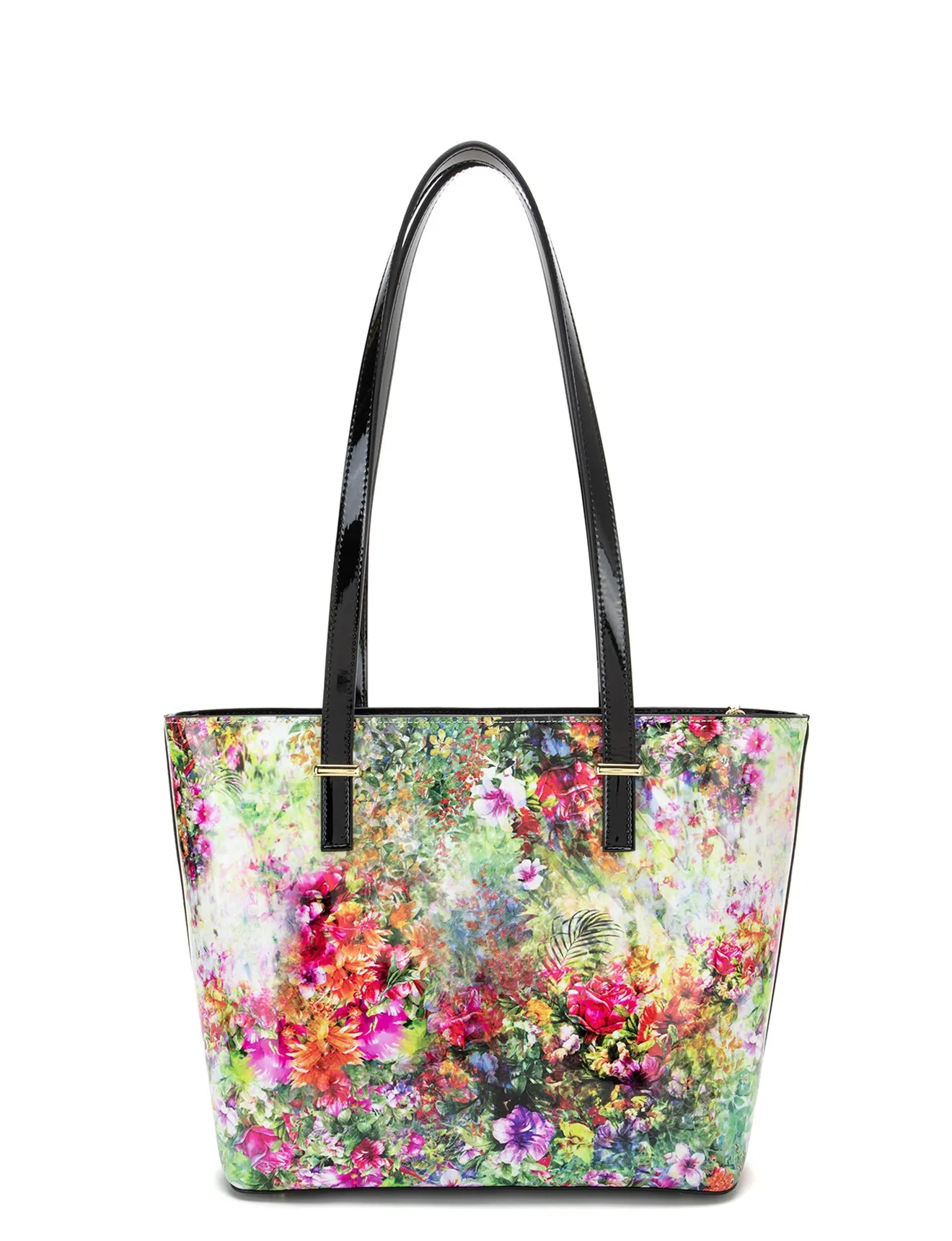FIORE PATENT LEATHER TOTE BAG-SN81-0817