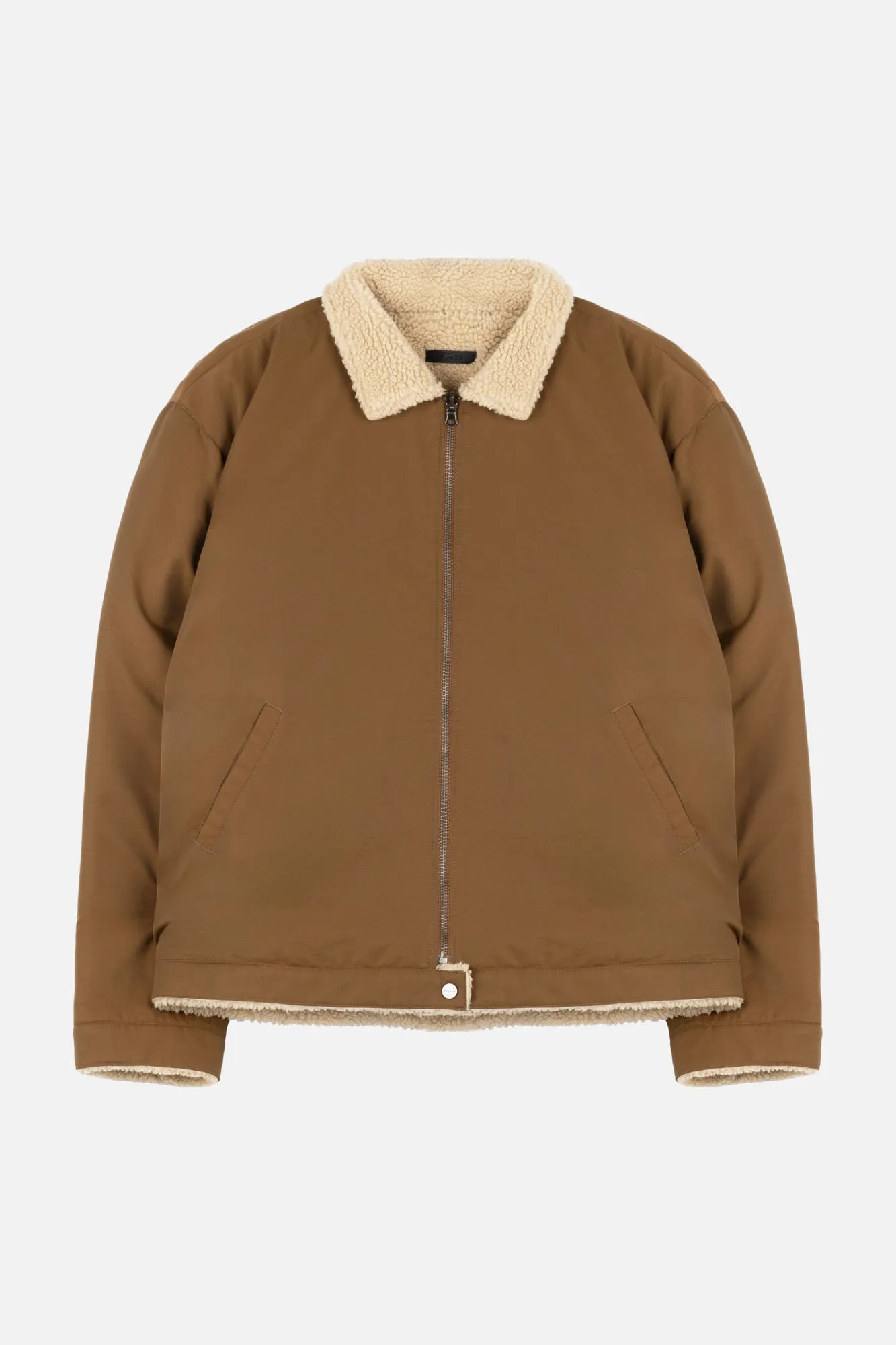 FLEECE JACKET BROWN
