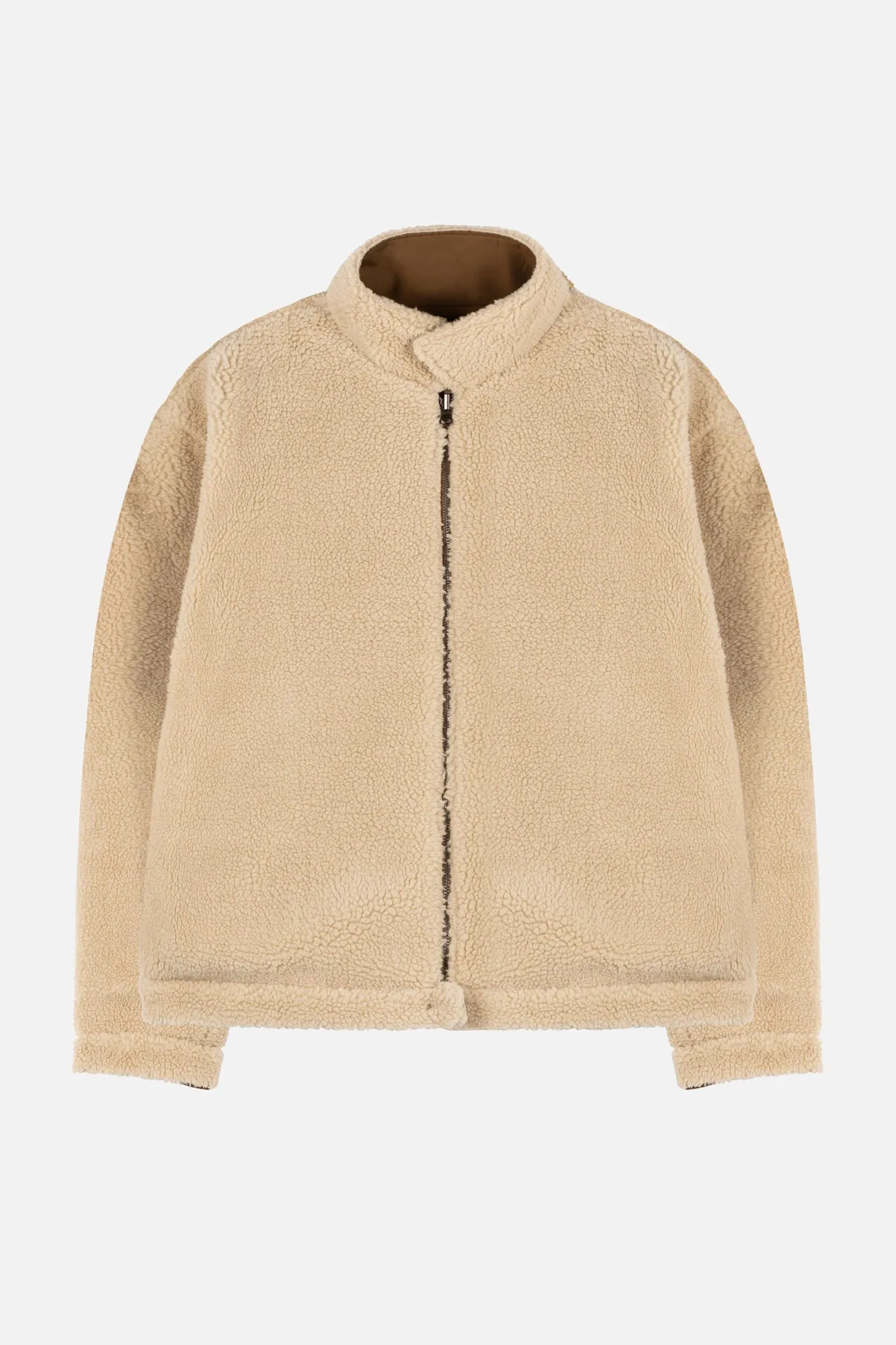 FLEECE JACKET BROWN