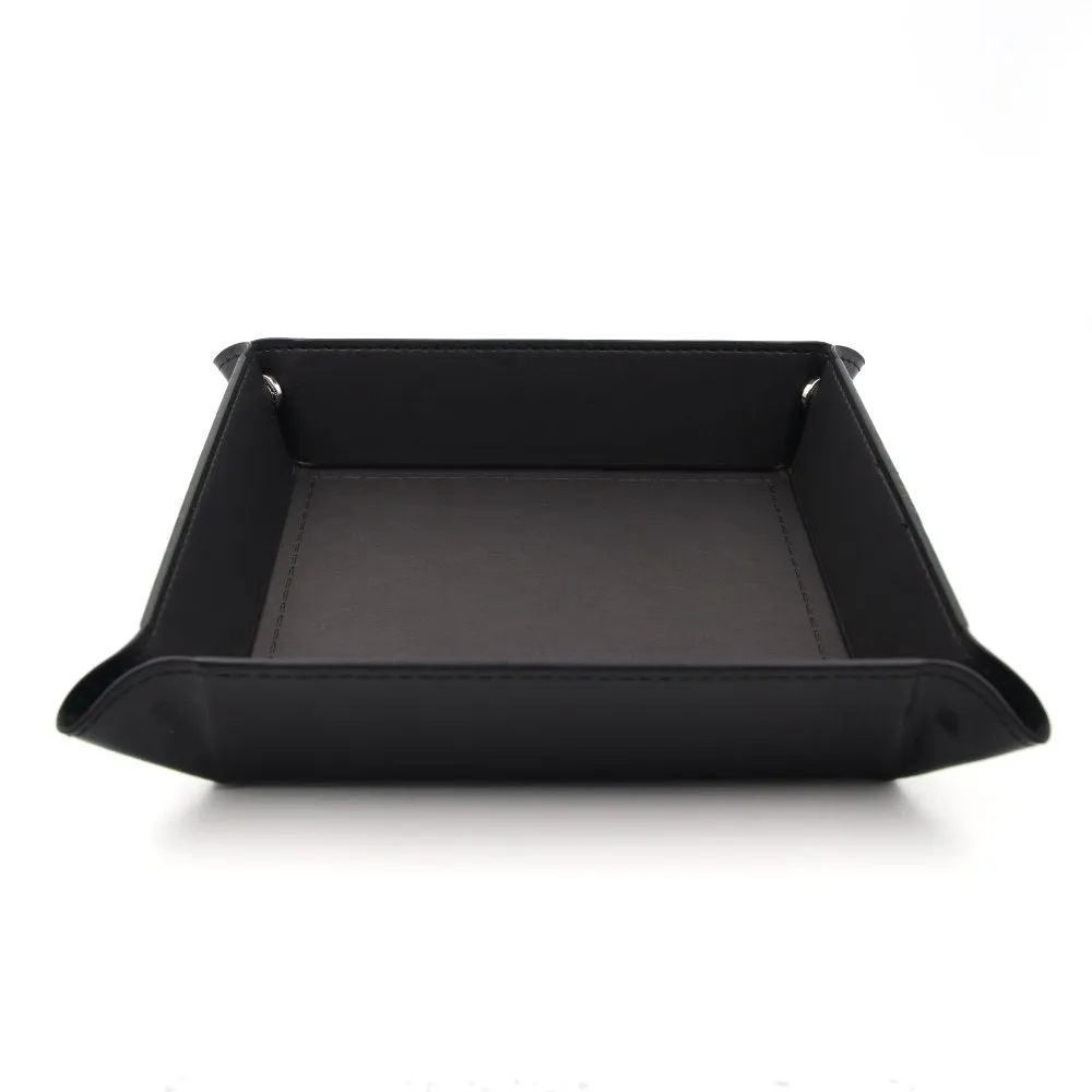 Folding Dice Tray - Black