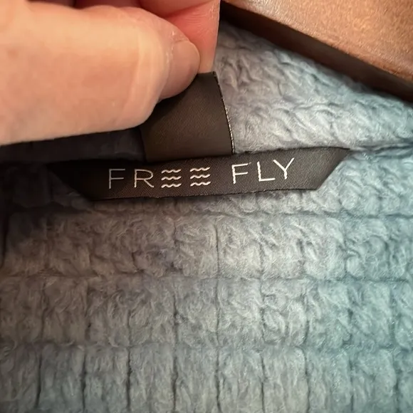 Free Fly Grid Back Women’s Fleece Jacket in Desert Sage Size L.