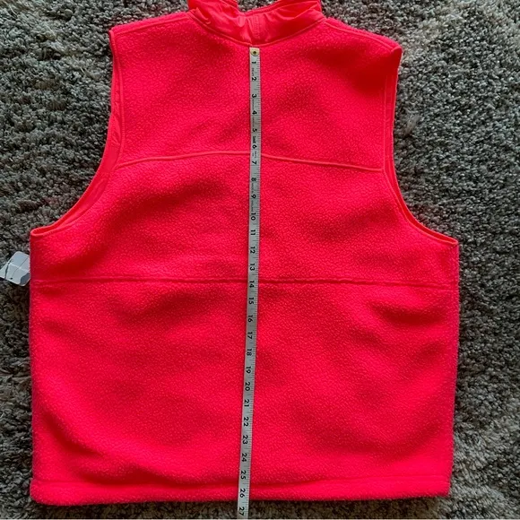 Free People Movement Hit the Hills neon coral reversible vest