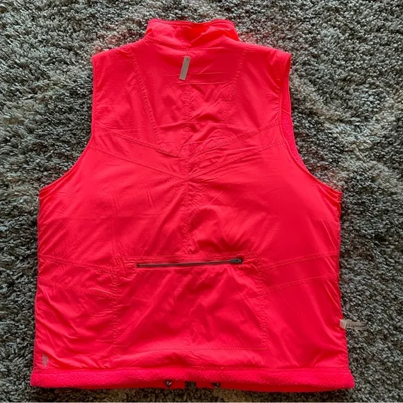 Free People Movement Hit the Hills neon coral reversible vest